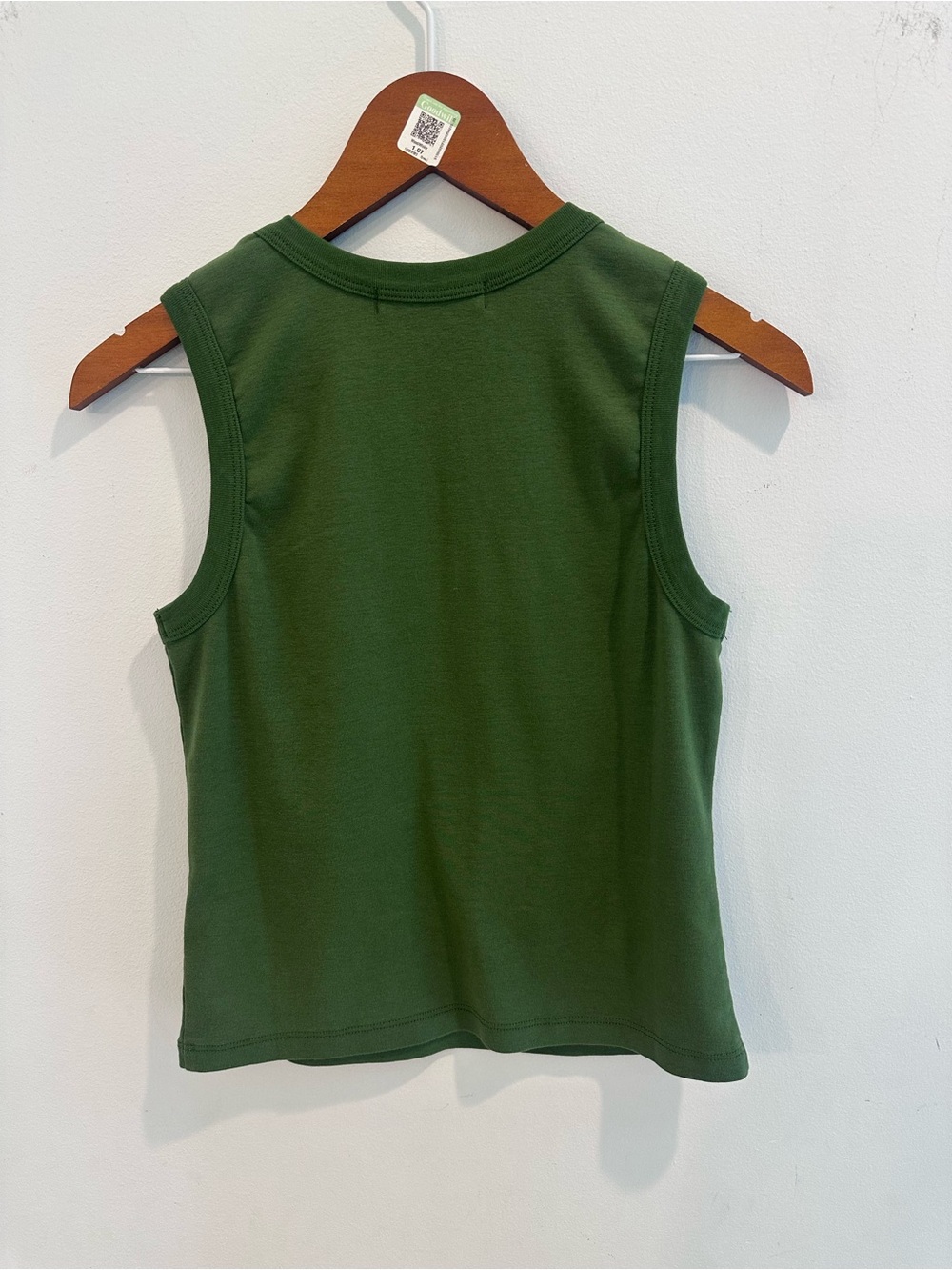 NWOT Daydreamer Johnny Cash Ring Of Fire Shrunken Tank Top Green Size Medium - Picture 7 of 7